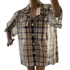 Aritzia Le Fou Wilfred Jive Button-Up